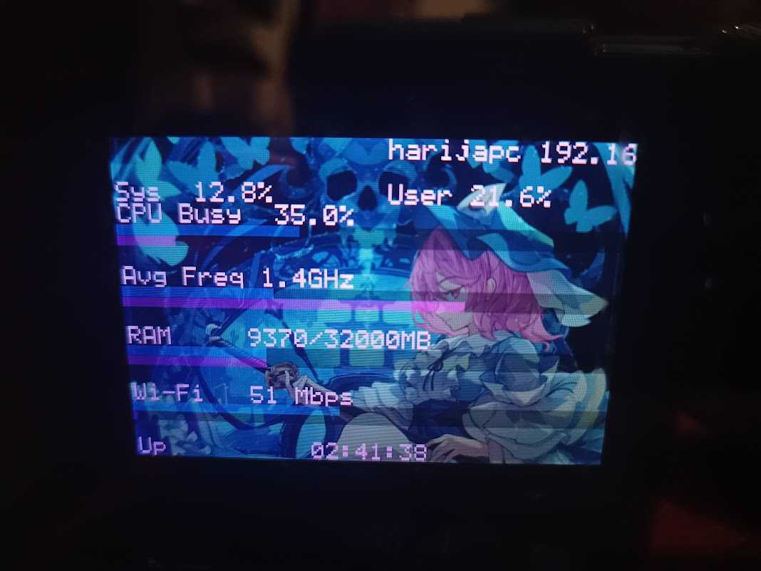 lcd4linux System Monitor